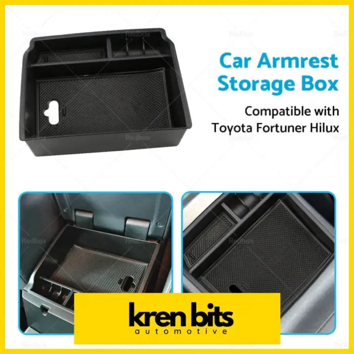 Car Armrest Storage Center Console Tray Box Suitable For Toyota - Interior Parts>Interior Accessories