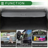 Gray fabric trunk liner with integrated handle for easy access and privacy in toyota prius car boot cargo cover