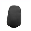 Black smooth textured car center console armrest cover with subtle stitching for toyota rav4 phv xa50 2019