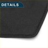 Black textured car door anti kick pad sticker protector with durable woven fabric for toyota rav4 2004-2012