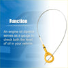 Yellow-handled car engine oil dipstick with long metal rod and circular loop for toyota 4runner 2010-2023