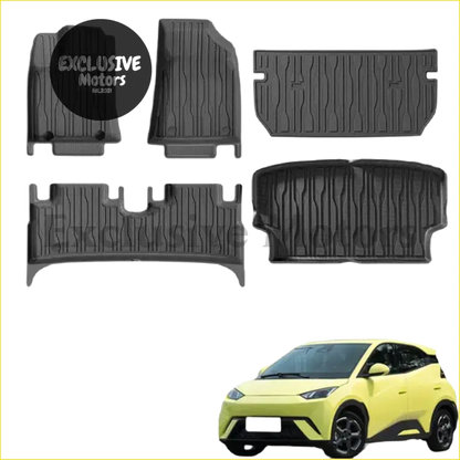 Car Floor Mats for BYD Dolphin Mini Seagulls EV (2024) - Interior Accessories