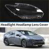 Clear plastic front right headlight lens cover for gray 2010-2012 toyota prius sedan
