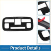Black glossy plastic car front row headlight trim bezel with multiple cutouts for Toyota Sienta 2022-2023
