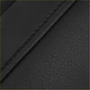 Black textured leather car front seat armrest cover replacement with precise stitching for Toyota Sienna