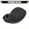 Black leather gear shift knob cover with stitched edges for toyota prius 2010-2015 car gear lever shifter knob