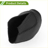 Black faux leather car gear shift knob cover for toyota highlander 2008-2013 with stitched edges and perforated detailing