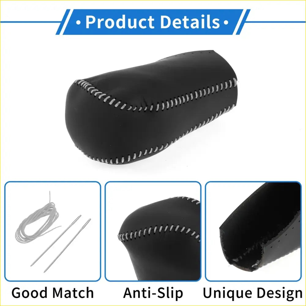 Car Gear Shift Knob Cover for Toyota RAV4 (2013-2016) - Black Gray - Interior Accessories