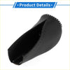 Black leather gear shift boot with stitched edges and perforated details for toyota rav4 2013-2016 knob cover