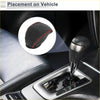Black leather gear shift boot with red stitching for toyota rav4 2019-2024 pebbled black red car gear knob cover