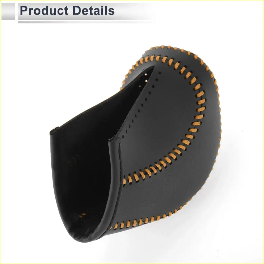 Car Gear Shift Knob Cover for Toyota Tacoma (2016-2022) Black Orange - Interior Accessories