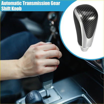 Car Gear Shift Knob for Toyota Hilux 2005-2012 Black Carbon Fiber - Interior Accessories