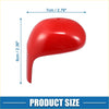 Vibrant red glossy plastic car gear shift lever cover for toyota tacoma 2020-2023 shown from back side