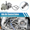 Gray metallic car idle air control valve with multiple ports and plastic connector with gaskets for toyota tercel 93-98