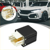 Black rectangular car motor relay for toyota 4runner with white plastic connectors and gold metal terminals