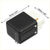 Black rectangular car motor relay for toyota 4runner with white plastic connectors and gold terminals durable build
