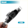 Black and silver throttle position sensor with 9-pin connector for car neutral safety power switch toyota tacoma 2.7l back view