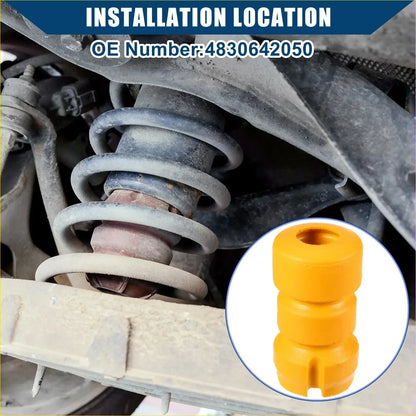 Bright orange rubber car suspension strut bumper bushing for toyota rav4 2.4l 2.0l 2001-2005