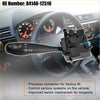 Black plastic car turn signal lever switch for Toyota RAV4 2000-2005 with integrated turn signal hazard and beam controls