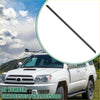 Black rubber windshield wiper blade for toyota car window weatherstrip trim seal belt shown from the back side