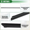 Black rubber windshield wiper blade with durable long-lasting design for toyota car window weatherstrip trim seal belt