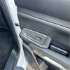 Carbon fiber interior window lift switch button panel trim cover with textured black finish for car door window switch
