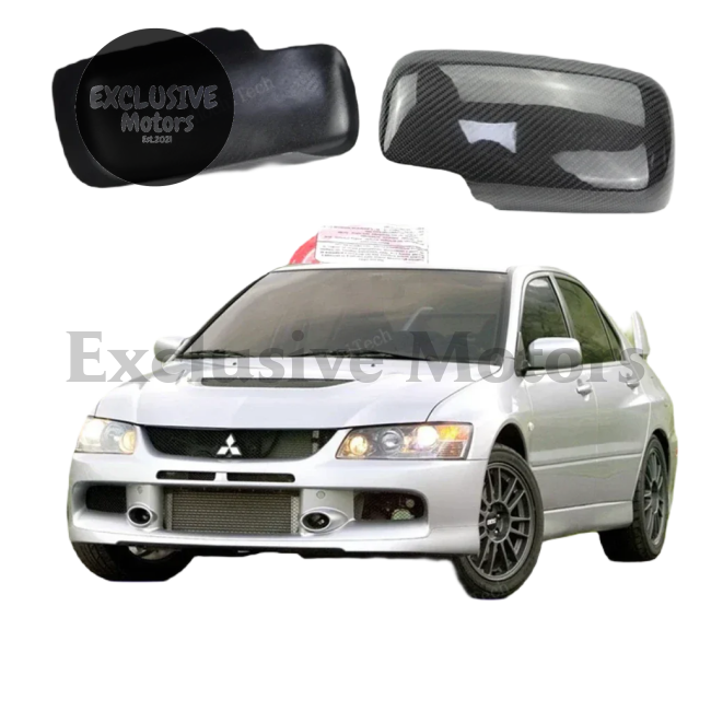 Mitsubishi Lancer Evolution Carbon Fiber Mirror Cover