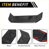 Carbon fiber pattern tail light lamp strip trim for toyota tundra 2022-2024 with black textured and red accents