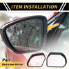 Carbon fiber rearview mirror covers with black textured finish for toyota tundra 2007 to 2023 models