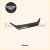 Black carbon fiber rear spoiler with sleek aerodynamic design for 2017+ nissan gt-r r35 shown from back side
