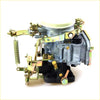 Gray metallic carburetor with brass and copper accents black base plate for Nissan Datsun Violet 710 series cars