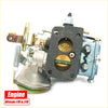 Black and silver carburetor with brass parts for nissan leopard coupe jf30 z18 engine 1980 to 1986