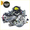 Silver-colored carburetor with black wiring and yellow label for Nissan Patrol GQ Y60 tb42s and rb30 engines