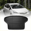 Black rubberized cargo boot tray liner with stitched paneling for toyota prius 2003 to 2015 models