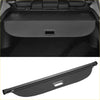 Black fabric trunk liner with textured surface and reinforced edges for toyota prius base cargo cover 2004 to 2009