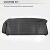 Black tpe cargo liner rear boot mat for toyota grand highlander 2024 2025 with textured ribbed rubber surface