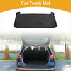 Black rubber cargo liner rear boot mat with ribbed texture and molded edges for toyota sienna 7 seat 2021-2024