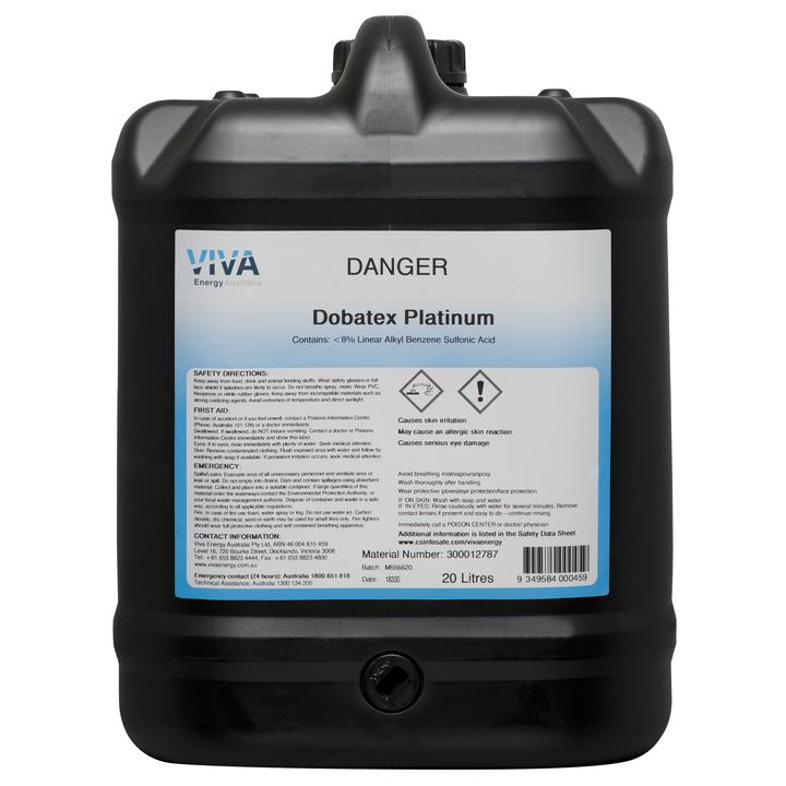 Shell Lubricants Viva Energy Dobatex Platinum Cleaner 20L