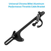 Carb 4150 / 4160 Throttle Cable Bracket Carburetor Billet Aluminum Black Suitable