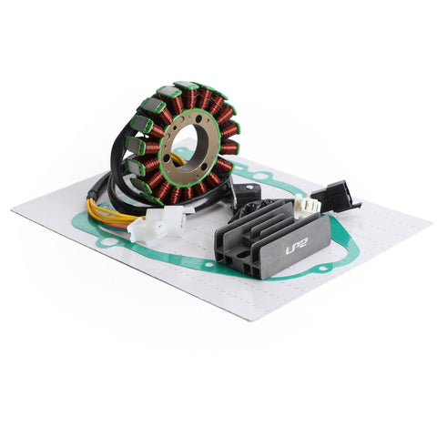 Suzuki GN250 85-01 TU250X 97-01 Magneto Stator+Voltage Rectifier+Gasket