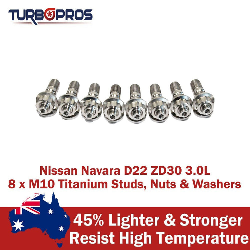 Nissan Navara D22 ZD30 3.0L Titanium Exhaust Manifold Stud Kit