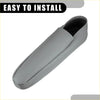 Gray slip-on center console armrest cover for toyota sequoia 2001-2007 with stitched seams and soft padded interior