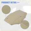 Beige faux leather center console lid armrest cover with stitched detailing for Toyota Prius 2004 to 2009