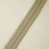Beige leather strap with precise parallel stitching for center console lid armrest cover toyota prius 2004-2009