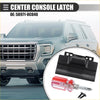 Black plastic center console lid door lock lever for toyota tacoma 2015-2022 with red screwdriver and screws included