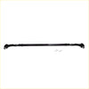 Black metal center drag link rod with spherical joints for Nissan Datsun D21 2.7L TD27 1986-1999 shown from back side