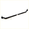 Black metal center link drag with spherical joints for toyota hilux 2wd 4wd 1997-2005 shown from the back side