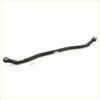 Black rubber-coated center link drag for toyota hilux 97-05 with metallic ball joints on each end