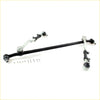 Black metal center link tie rod set for nissan sd22 bigm crew cab with silver ball joints and black rubber boots