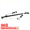 Black and silver center link tie rod set for nissan sd22 bigm crew cab 1997-2001 right-hand drive steering linkage